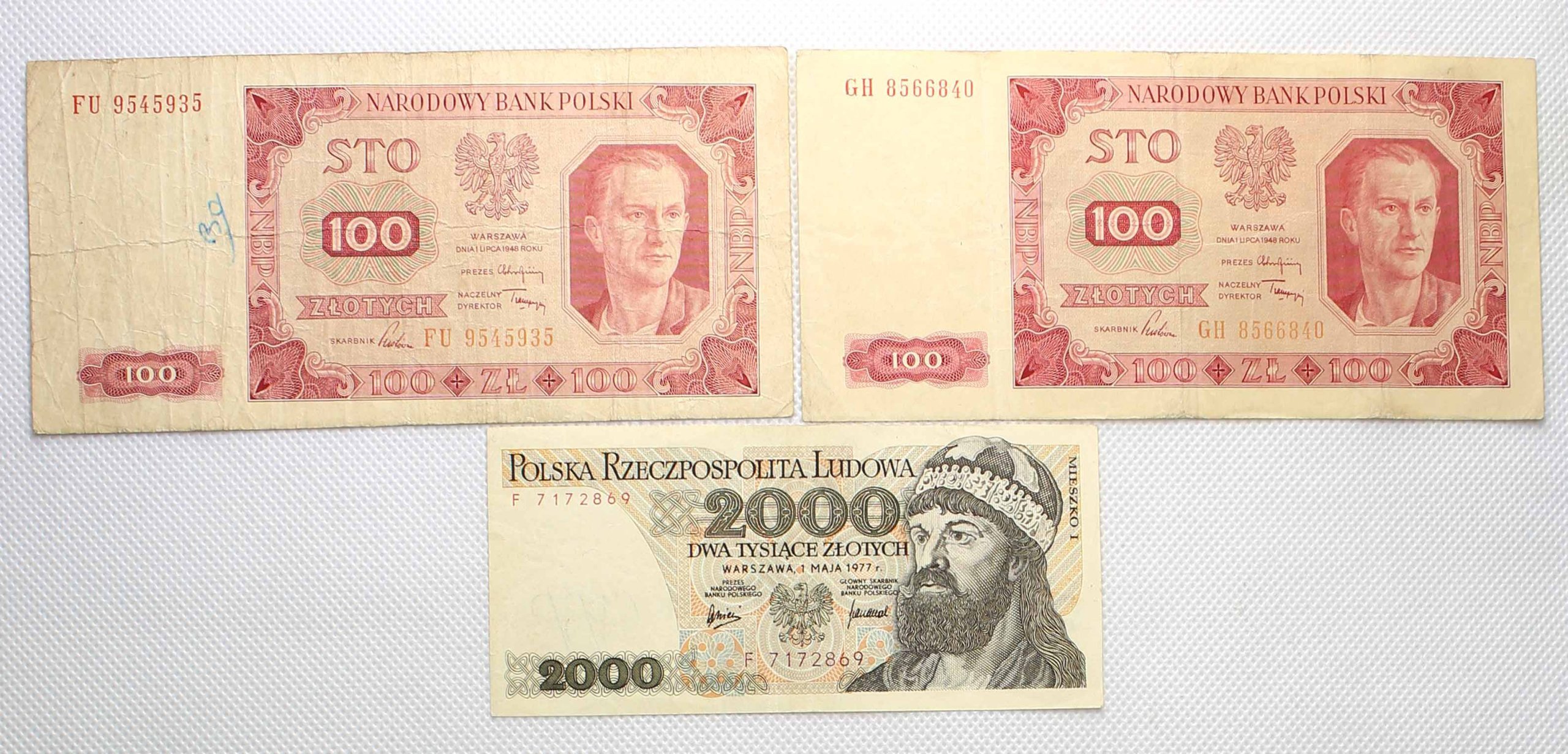 Polska Prl Banknoty Lot Sztuk St Archiwum Niemczyk Pl