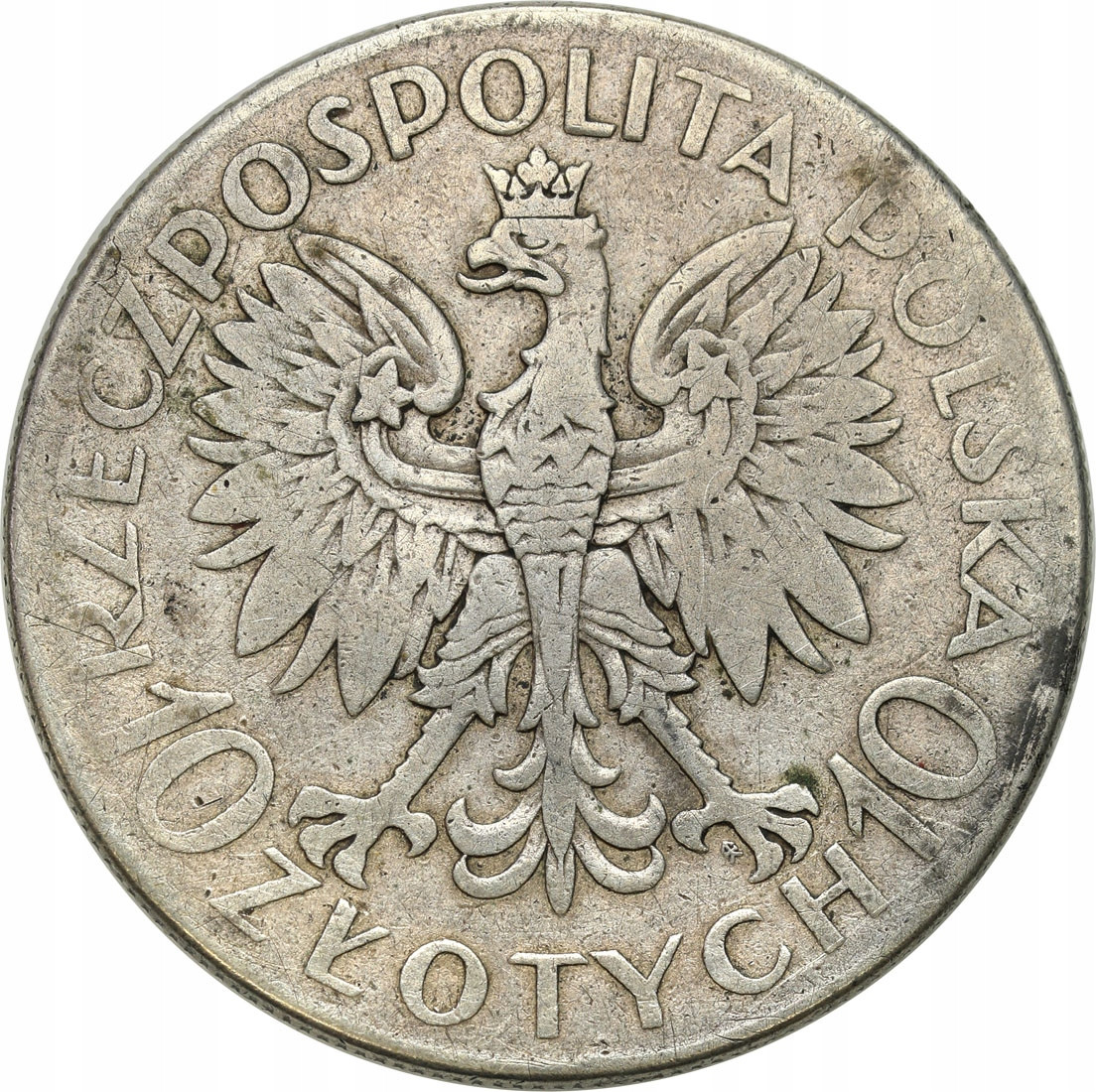 II RP 10 złotych 1933 Traugutt archiwum niemczyk pl