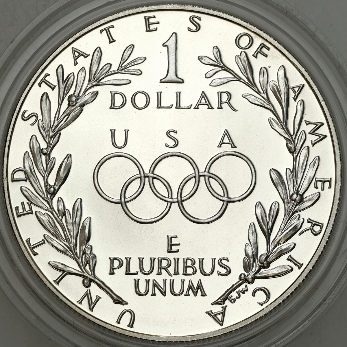 USA 1 Dolar 1988 S Olimpiada Seul SREBRO Archiwum Niemczyk Pl