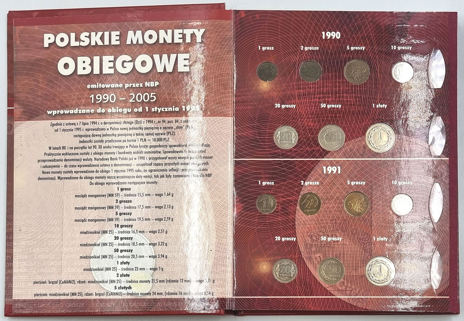 Iii Rp Polskie Monety Obiegowe W Klaserze Komplet