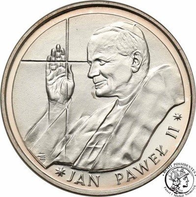 10 000 złotych 1988 Jan Paweł II Cienki Krzyż st.L