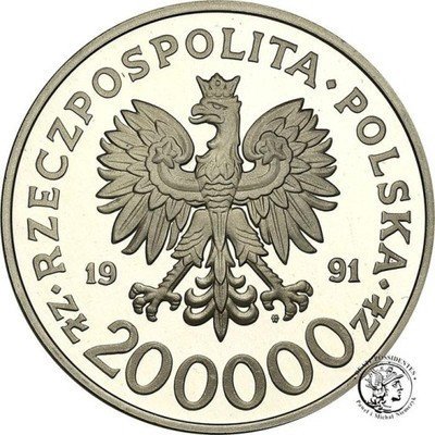200 000 złotych 1991 Oly Albertville st.L