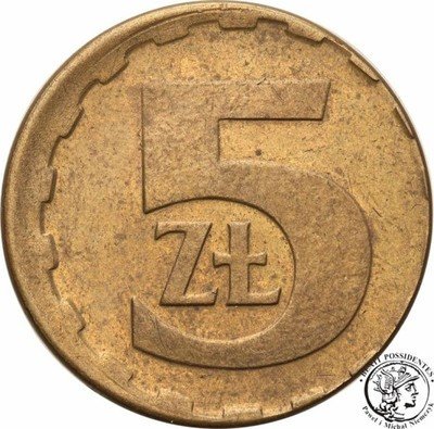 5 złotych 1984 DESTRUKT st.1-