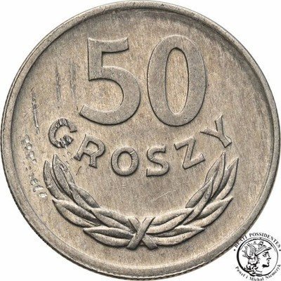 50 groszy 1974 SKRĘTKA st.2