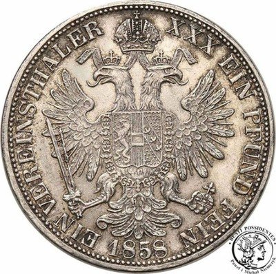 Austria TALAR 1858 A Franciszek Józef I st.2