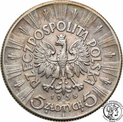 5 złotych 1938 Piłsudski st.3
