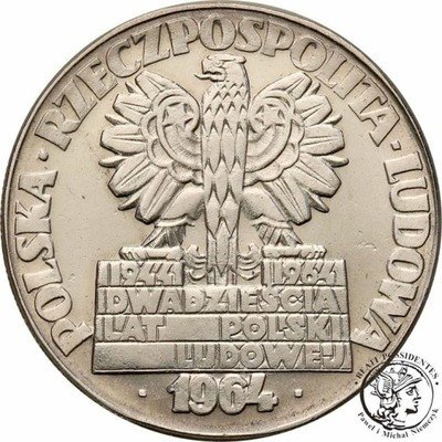 PRÓBA Nikiel 10 złotych 1964 Huta Turoszów st.1