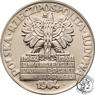 PRÓBA Nikiel 20 złotych 1964 Huta Turoszów st.1
