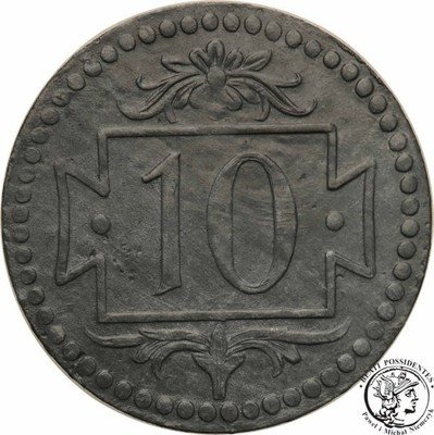 WM Gdańsk 10 fenigów 1920 mała cyfra st.2-
