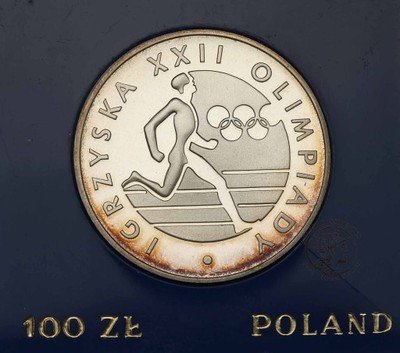 PRL 100 złotych 1980 Igrzyska XXII Olimpiady st.L-