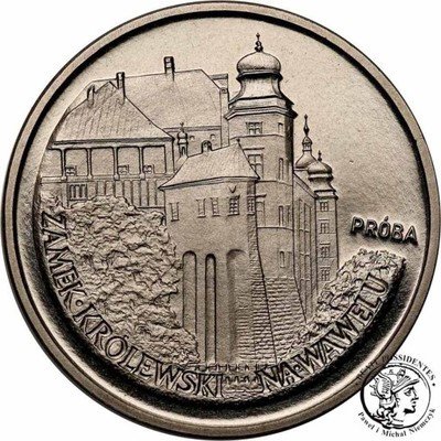 PRÓBA Nikiel 100 złotych 1977 Wawel st.L