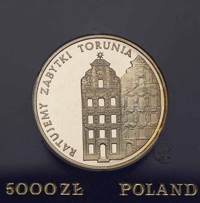 5000 złotych 1989 Zabytki Torunia st L