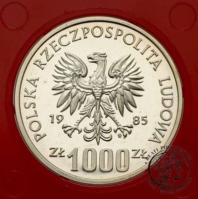 PRÓBA Srebro 500 złotych 1985 ONZ st.L