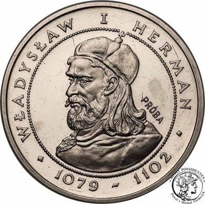PRÓBA Nikiel 200 złotych 1981 Herman pop. st.L-