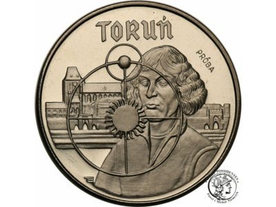 PRÓBA Nikiel 5000 złotych 1989 Toruń Kopernik st.L