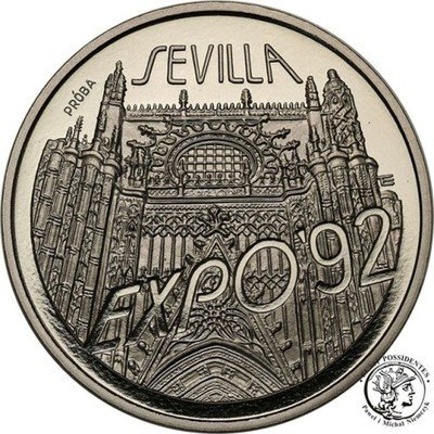 PRÓBA Nikiel 200 000 zł 1992 Expo Sevilla st. L