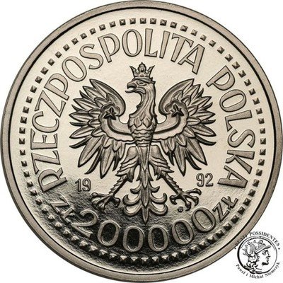 PRÓBA Nikiel 200 000 zł 1992 Expo Sevilla st. L