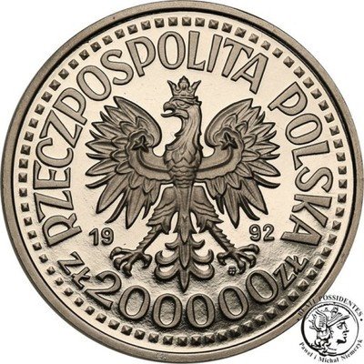 PRÓBA Nikiel 200 000 zł 1992 Staszic st. L