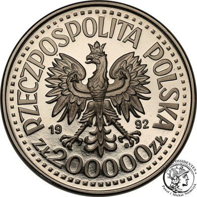 PRÓBA Nikiel 200 000 zł 1992 Konwoje st. L