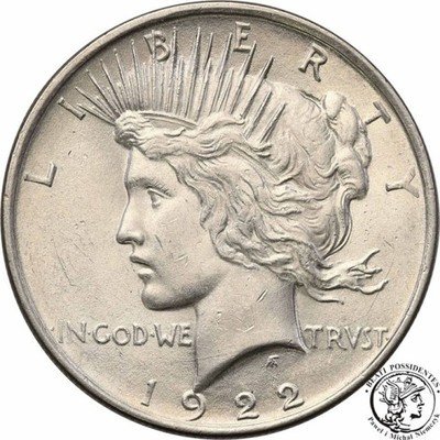 USA 1 dolar 1922 Philadelphia st.1