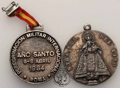 Włochy medale Jan Paweł II zestaw 2 sztuk st.2-