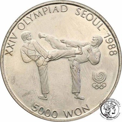 Korea Południowa 5000 Won 1987 st. L-