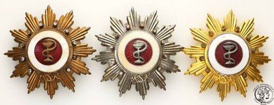 Rumunia order za zasługi w medycynie 3 klasy kpl.