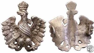 Polska brosza patriotyczna orzeł jagiell. destrukt
