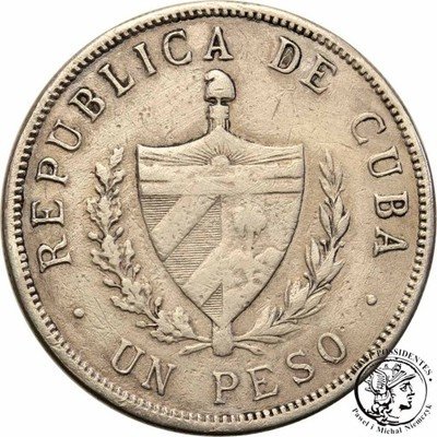 Kuba 1 Peso 1915 st. 3