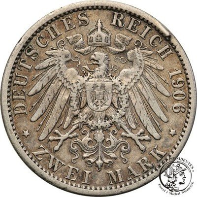 Niemcy Prusy 2 Marki 1906 A st.3
