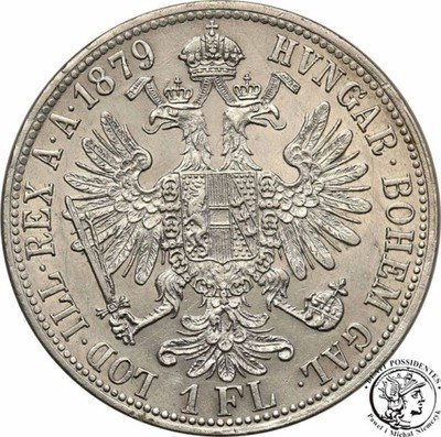 Austria 1 floren 1879 st.2-