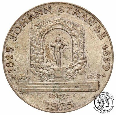 Austria 100 szylingów 1975 Strauss st.1