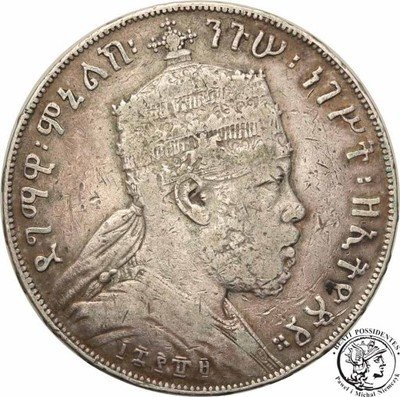 Etiopia 1 Birr (1897) Menelik II st.3