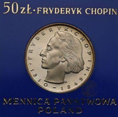 50 złotych Fryderyk Chopin 1974 st.L