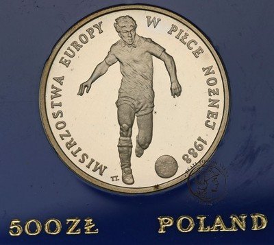 500 zł 1987 Mistrzostwa Europy Piłka Nożna st.L