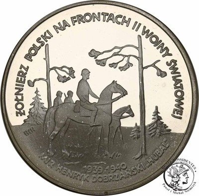 100 000 złotych 1991 Hubal st.L-
