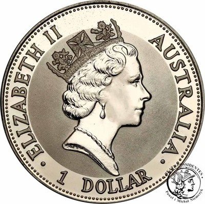Australia 1 dolar 1992 Kookaburra (1 uncja) st.L