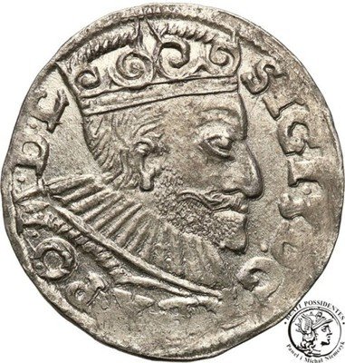 Zygmunt III Waza trojak 1592 Poznań st.2 ŁADNY