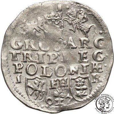 Zygmunt III Waza trojak 1594 Poznań st.2 ŁADNY