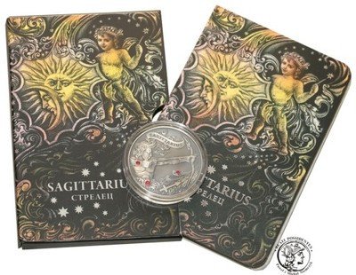 Białoruś 20 Rubli 2013 znak zodiaku Strzelec st.1