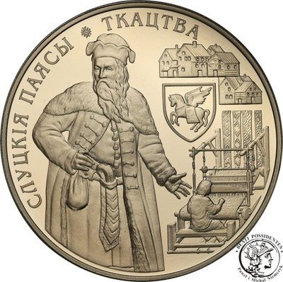Białoruś 1 Rubel 2013 pas słucki st.L