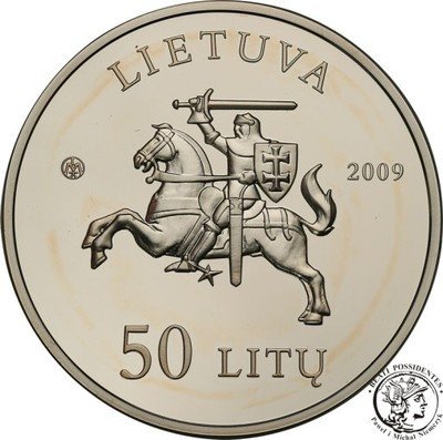 Litwa 50 Litu 2009 lepnica litewska st.L
