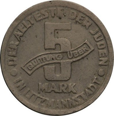 Getto Łódź 5 Marek 1943 st.3+