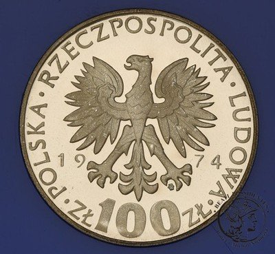 100 złotych 1974 Skłodowska Curie st.L-