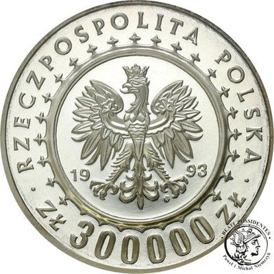 300 000 złotych 1993 Łańcut PR70 st.L