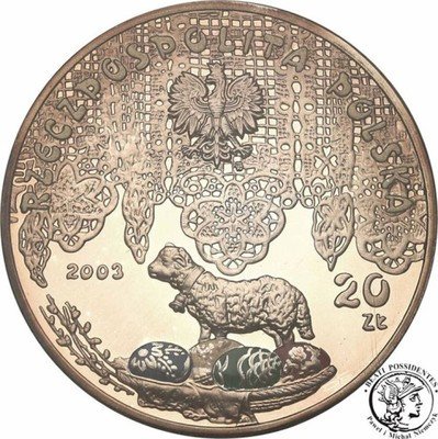 20 złotych 2003 Śmigus Dyngus PR70 st.L
