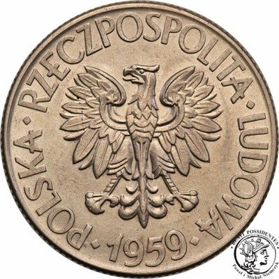 10 złotych 1959 Kościuszko st.1/1-