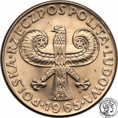 10 złotych 1965 duża Kolumna Zygmunta st.1