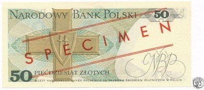 Polska WZÓR 50 złotych 1975 st.1