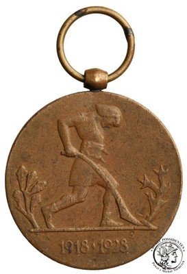 II RP medal X-lecia brąz st.3
